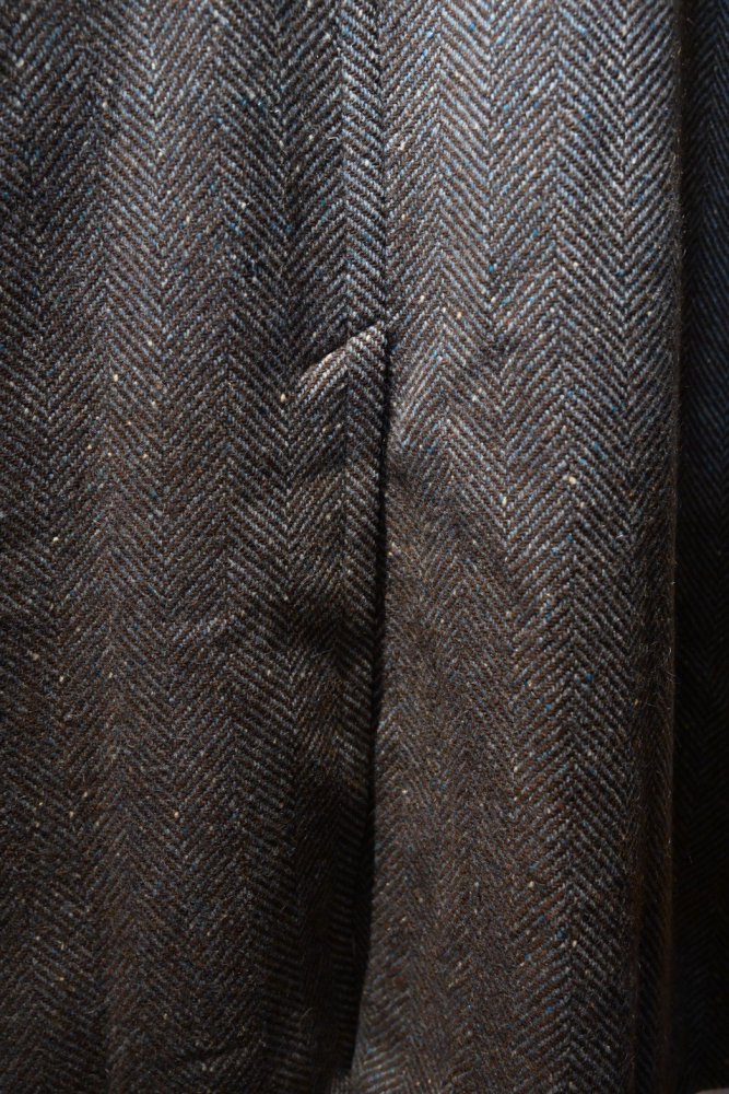 us 1950's~ wool herringbone coat 