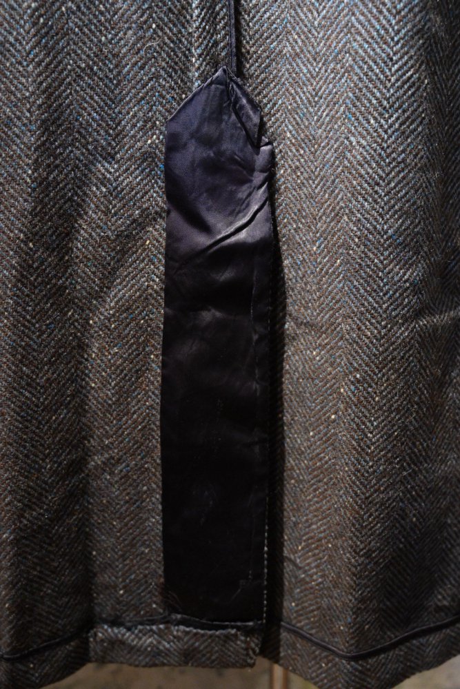 us 1950's~ wool herringbone coat 