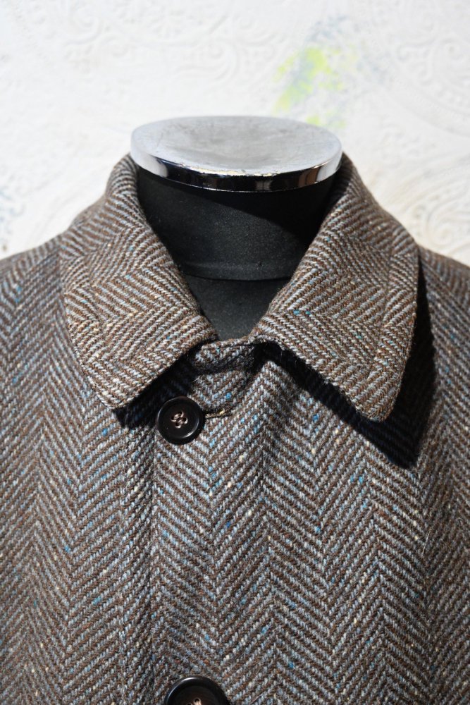 us 1950's~ wool herringbone coat 