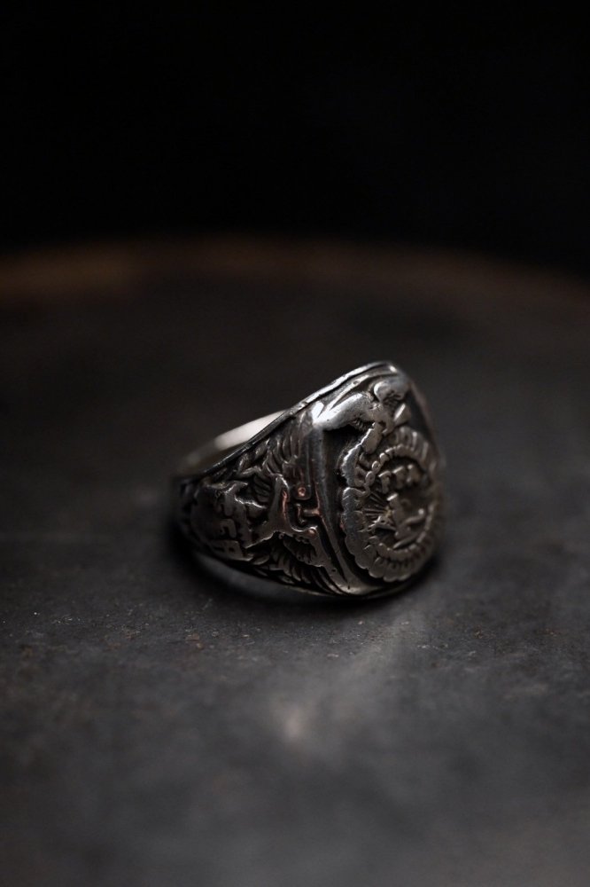 Mid 20th "FFA" heavy silver ring