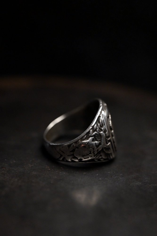 Mid 20th "FFA" heavy silver ring