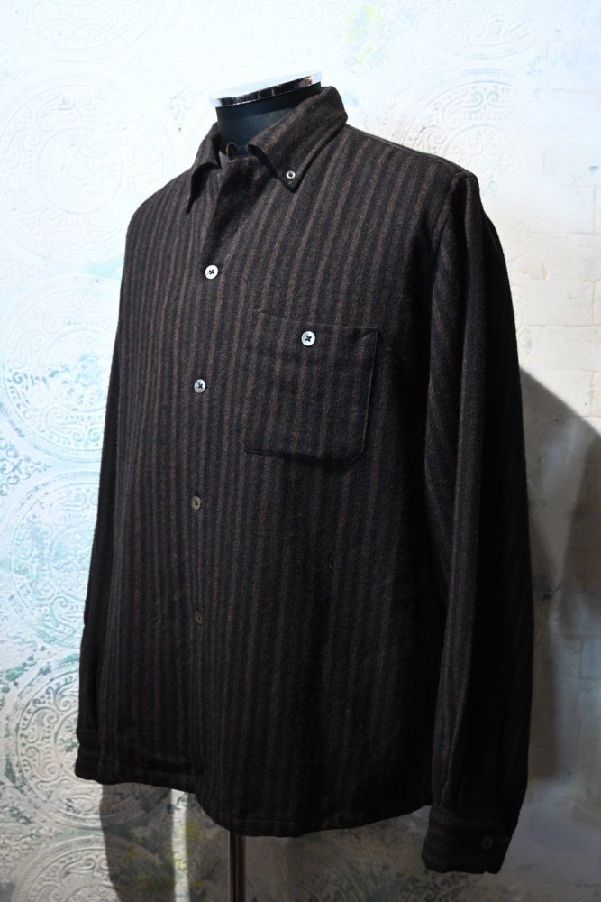 us 1960's "Pilgrim" wool stripe shirt