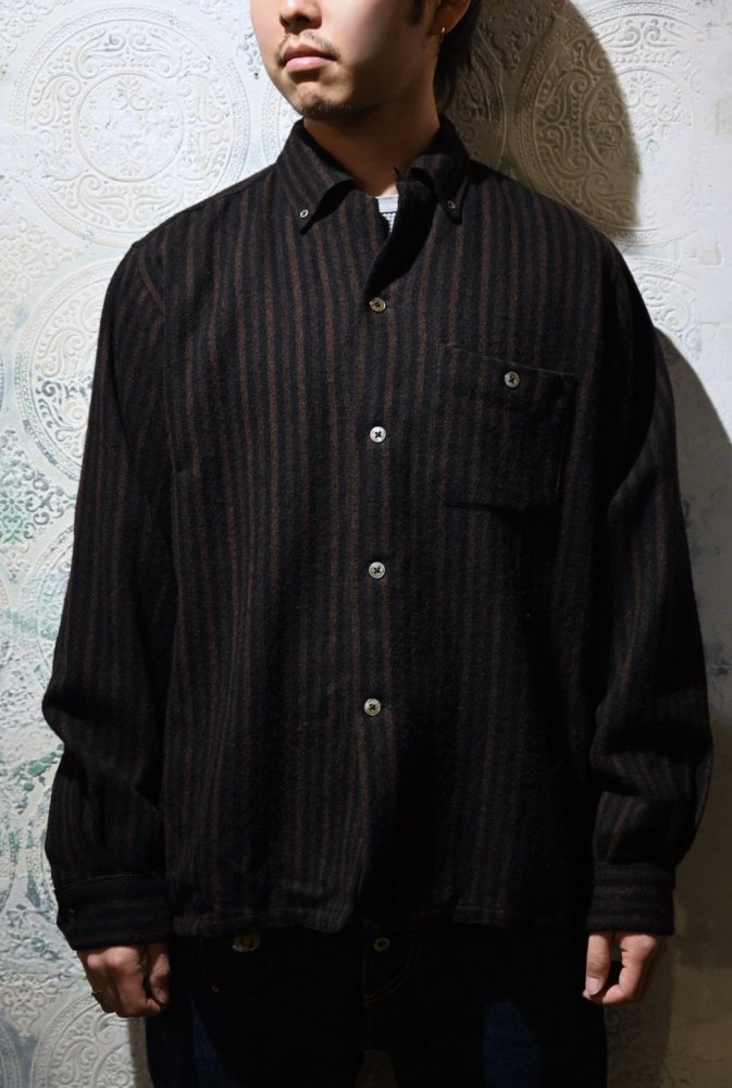 us 1960's "Pilgrim" wool stripe shirt