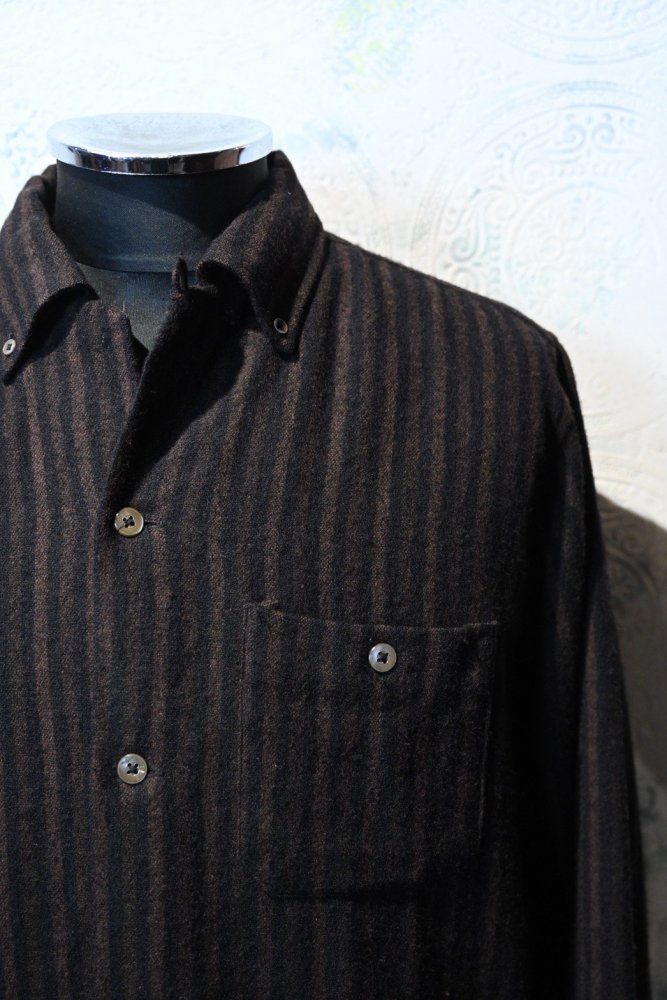 us 1960's "Pilgrim" wool stripe shirt