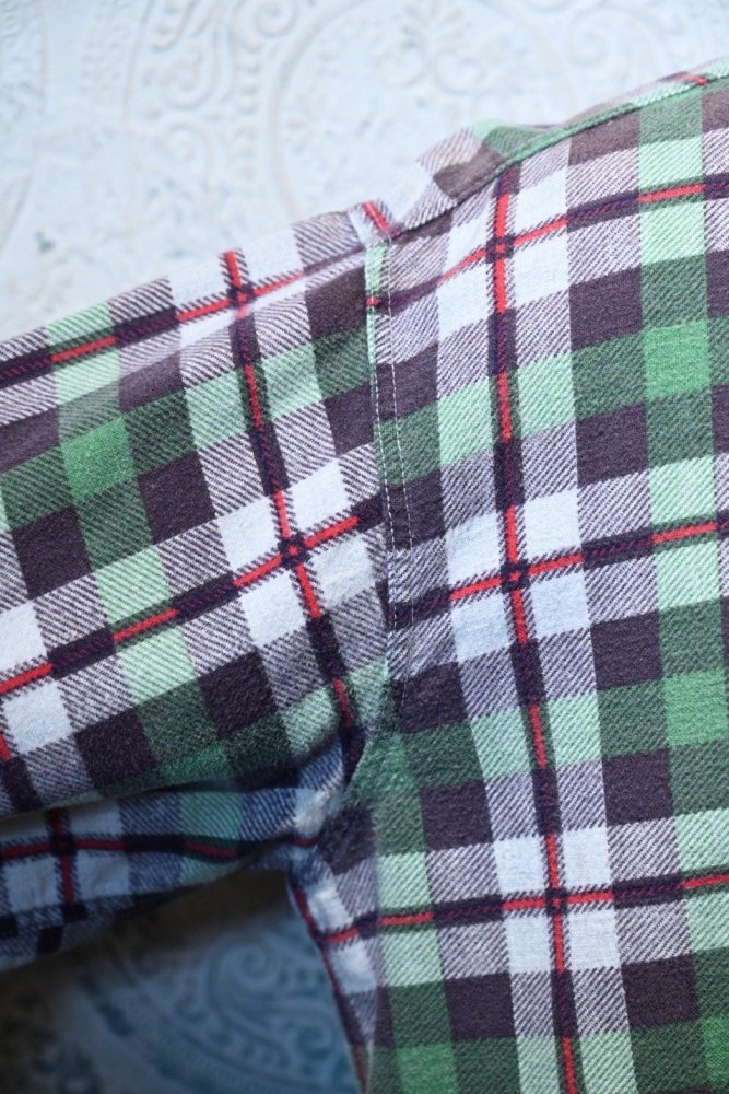 us 1960'~ "Sussex" cotton flannel shirt