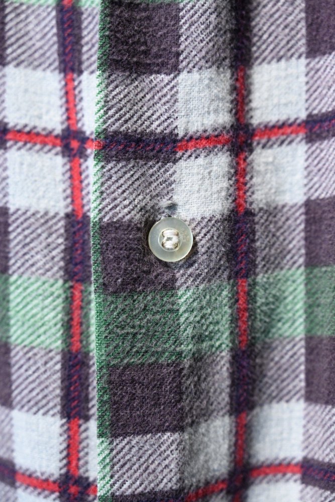 us 1960'~ "Sussex" cotton flannel shirt