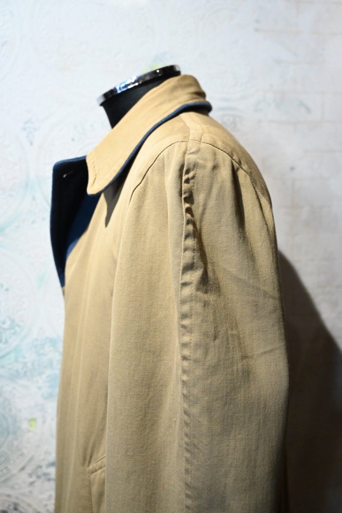 us 1960's cotton  wool reversible coat