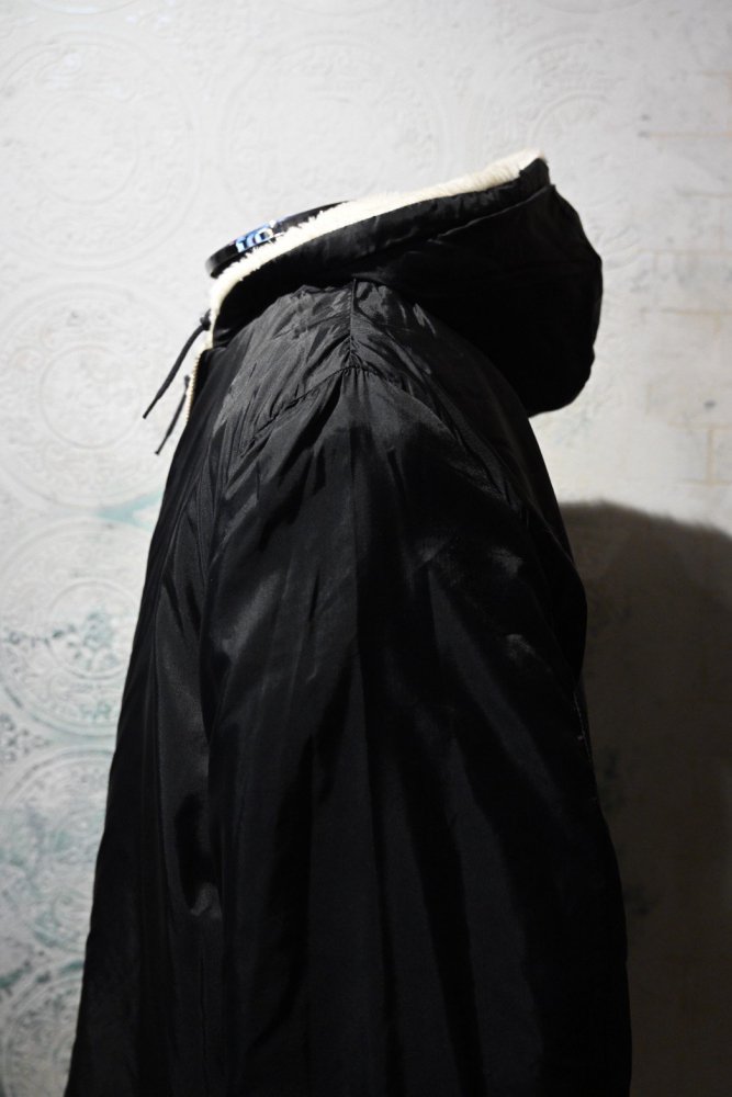 us 1960's~ boa  nylon reversible parka