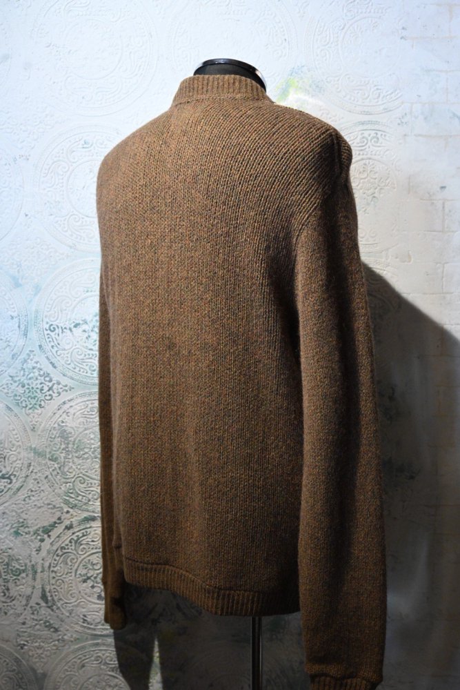 us 1960's wool zip up cardigan