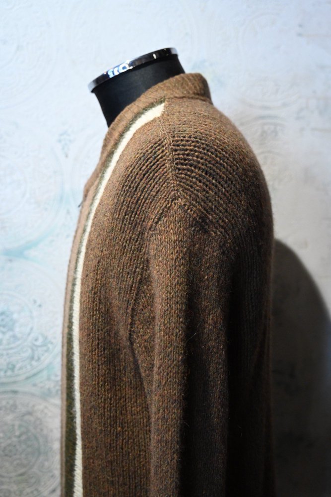 us 1960's wool zip up cardigan