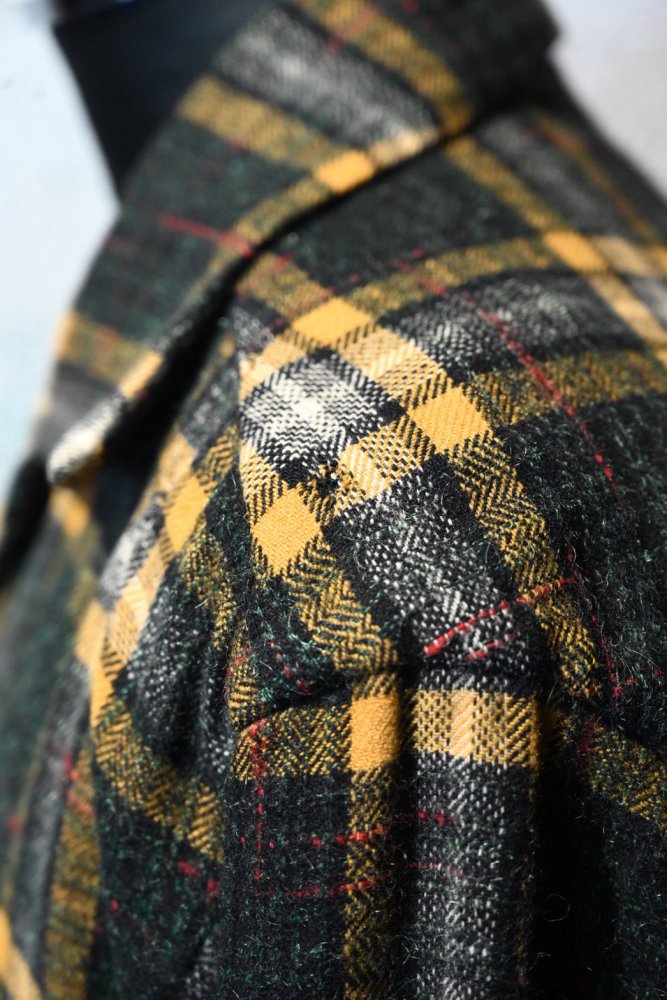 us 1950's~ wool check shirt