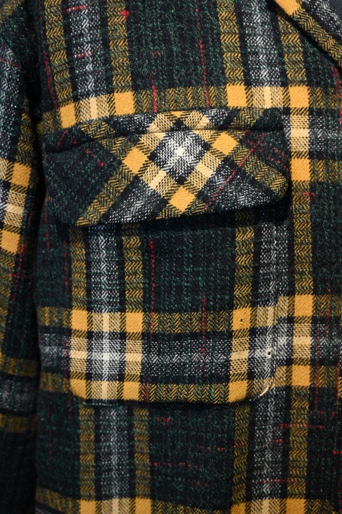 us 1950's~ wool check shirt