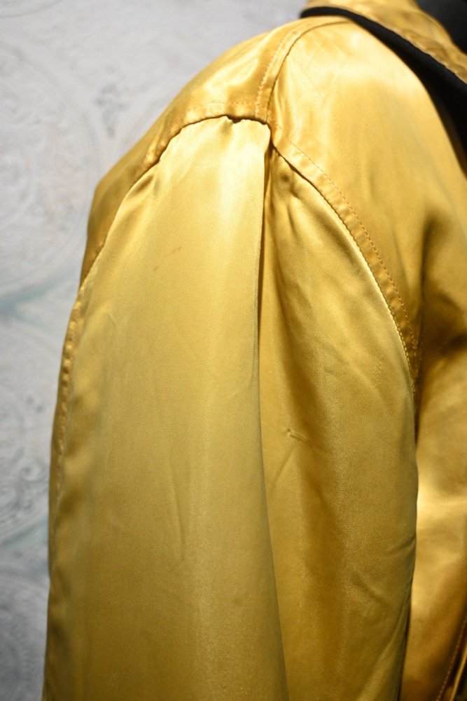 us 1950's~ wool  satin reversible award jacket