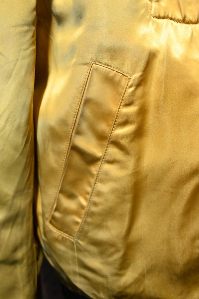 us 1950's~ wool  satin reversible award jacket