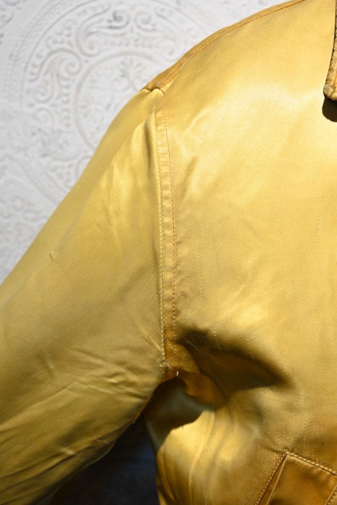 us 1950's~ wool  satin reversible award jacket