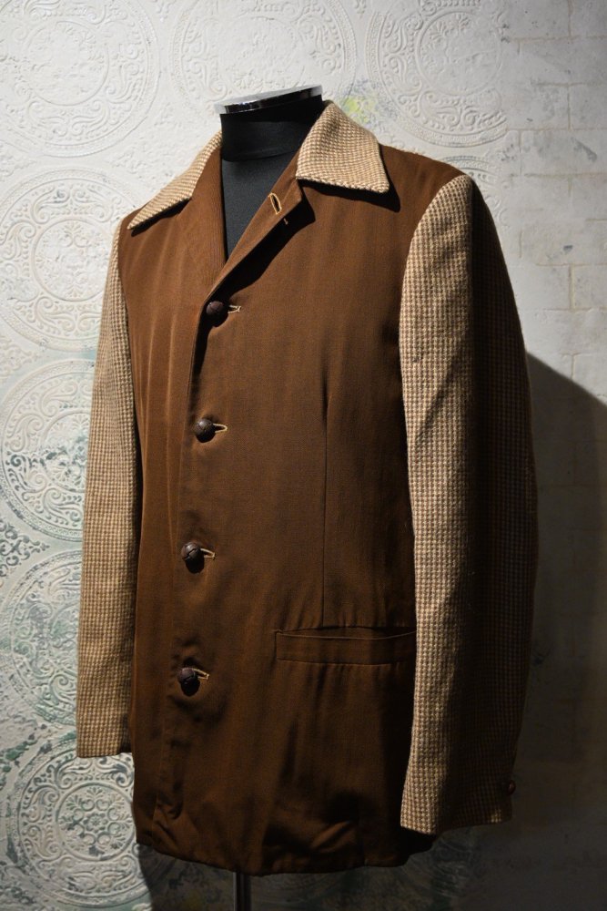 us 1950's wool gabardine  tweed nassau jacket