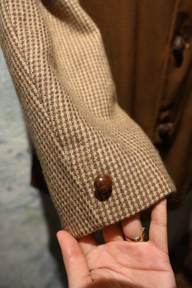 us 1950's wool gabardine  tweed nassau jacket