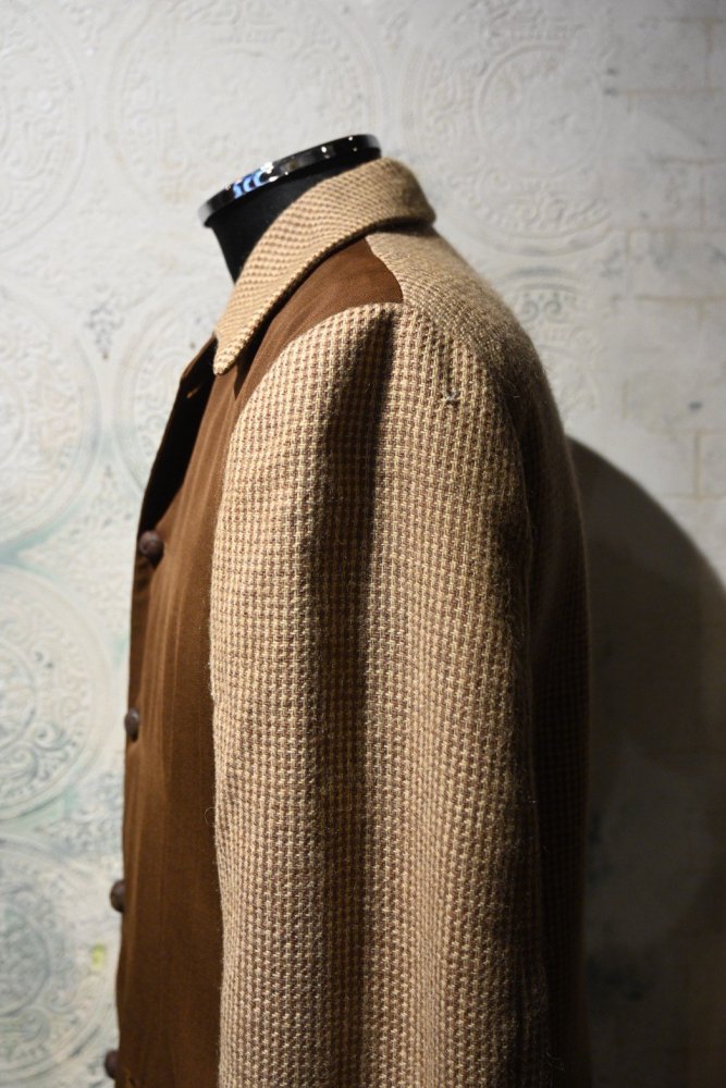 us 1950's wool gabardine  tweed nassau jacket