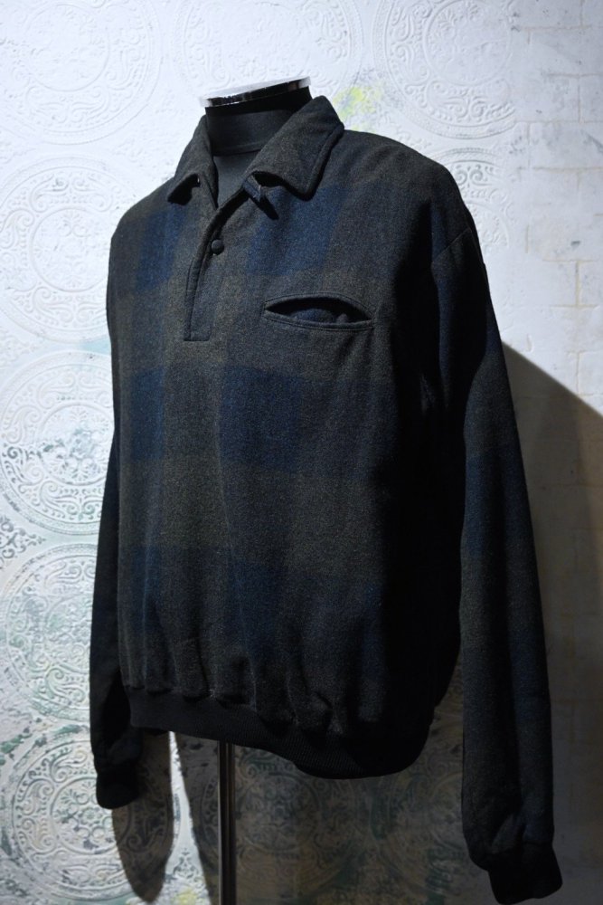 us 1950's~ "Lancer" wool pullover shirt