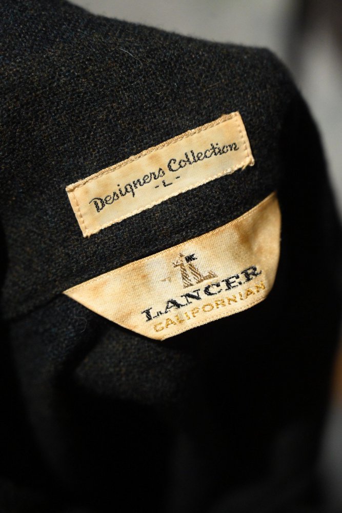 us 1950's~ "Lancer" wool pullover shirt