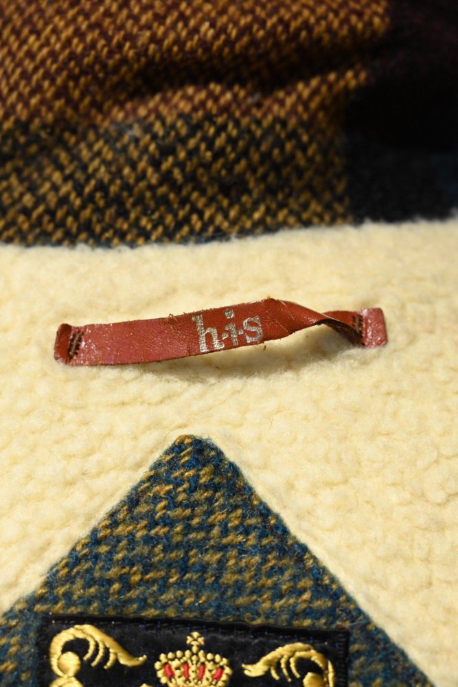 us 1960's~ "h.i.s" wool tweed jacket