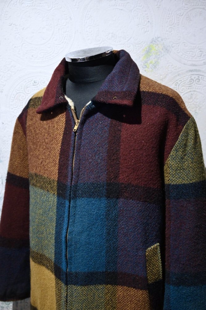 us 1960's~ "h.i.s" wool tweed jacket