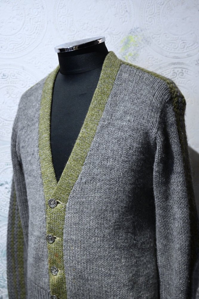 us 1960's wool knit cardigan