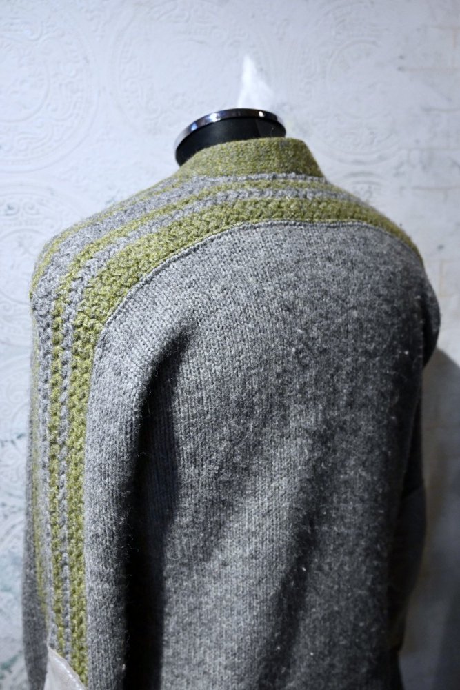 us 1960's wool knit cardigan