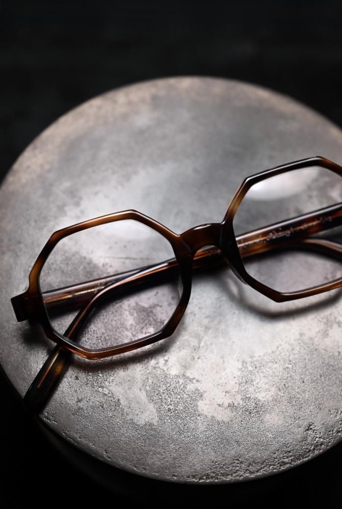 us 1960's "Bausch&Lomb" amber octagon glasses