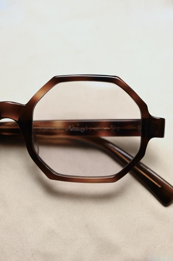 us 1960's "Bausch&Lomb" amber octagon glasses