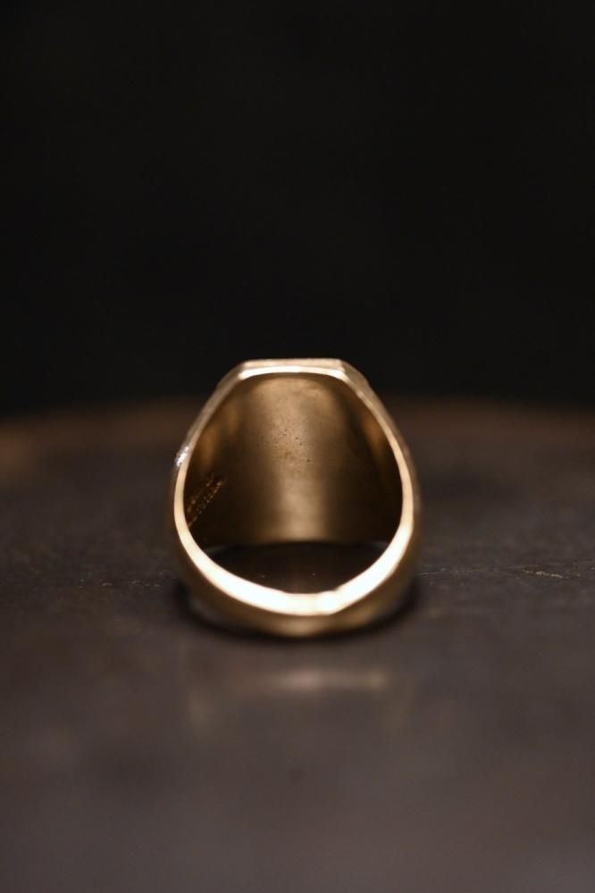 us 1956 10K gold Intaglio college ring