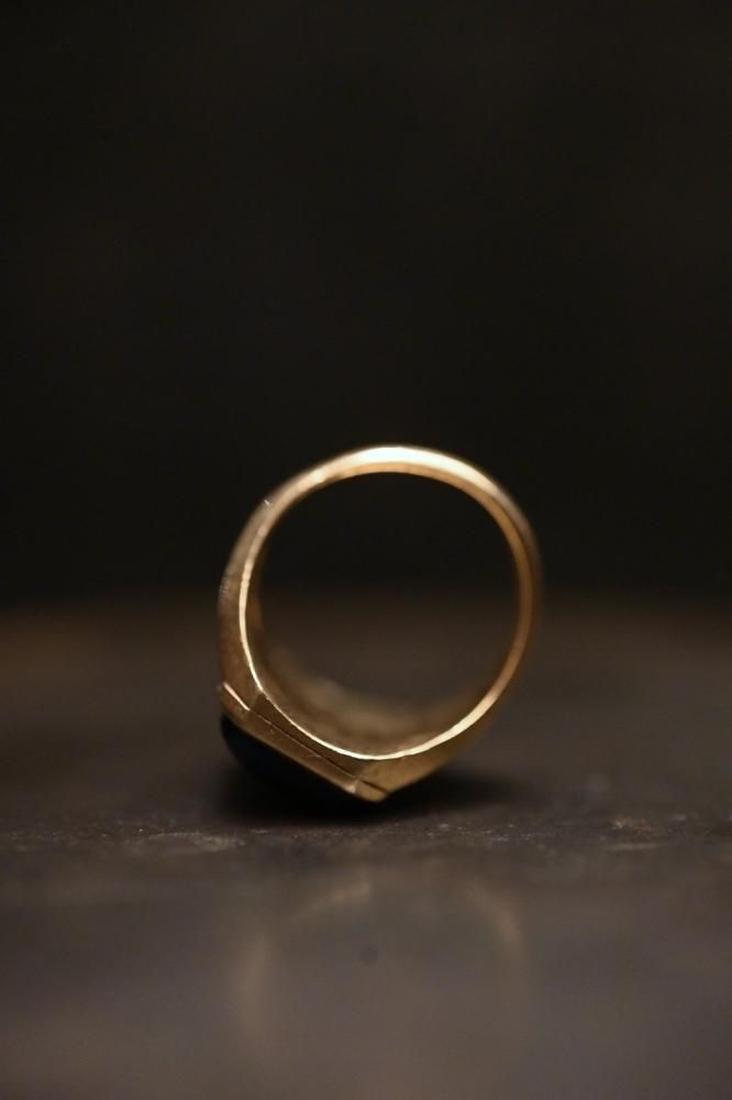 us 1956 10K gold Intaglio college ring