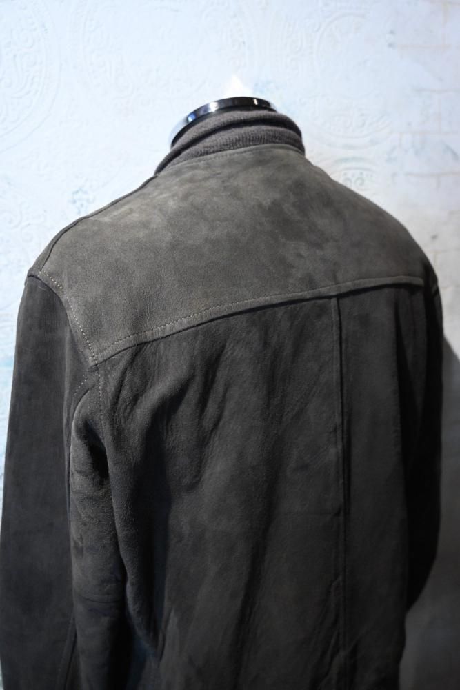 us 1950's~ nubuck leather jacket