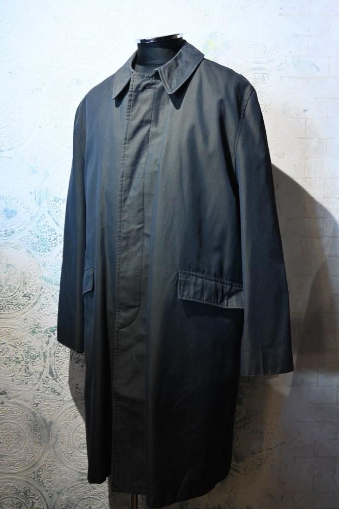 us 1960's~ cotton gabardine stain collar coat