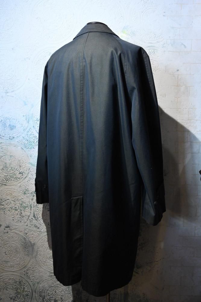 us 1960's~ cotton gabardine stain collar coat