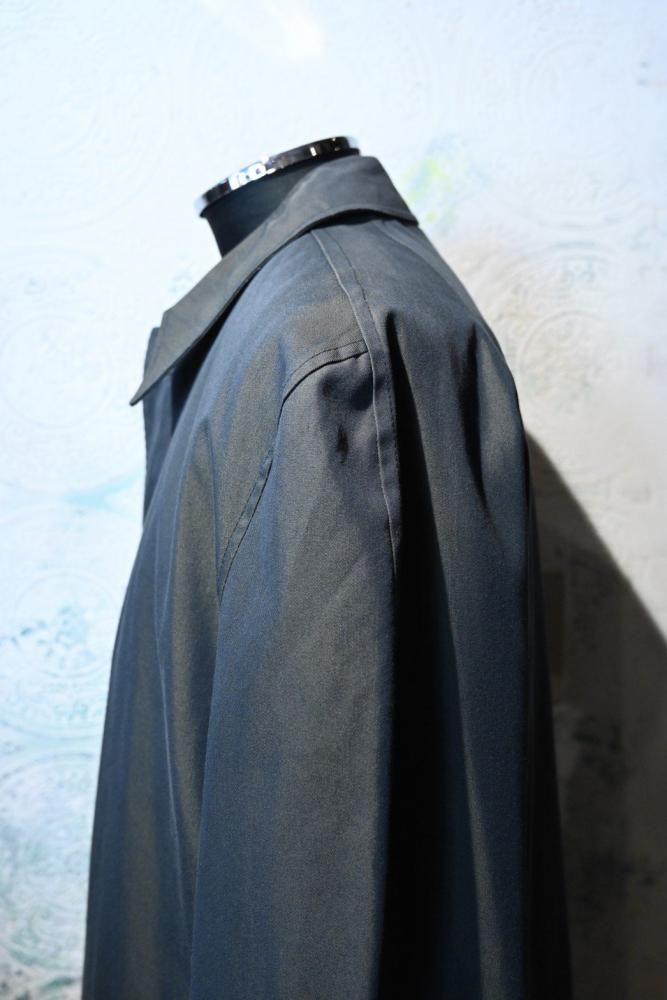 us 1960's~ cotton gabardine stain collar coat