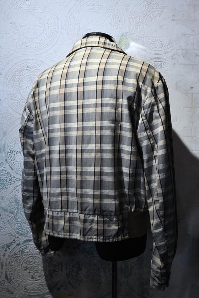 us 1950's~ cotton reversible jacket