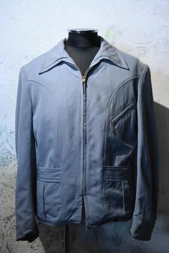 us 1950's wool gabardine sports jacket