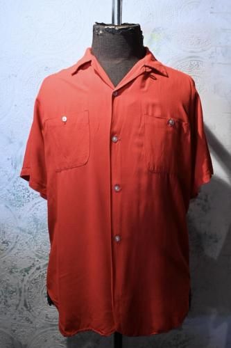us 1950's "Puritan" rayon s/s shirt