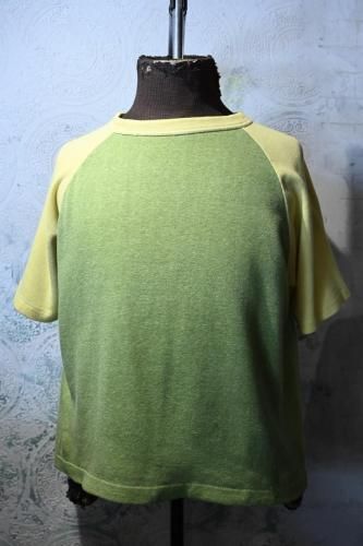 us 1960'~ two tone s/s sweat