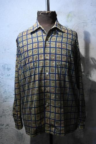 us 1970's "Eagle Shirtmakers" printed shirt