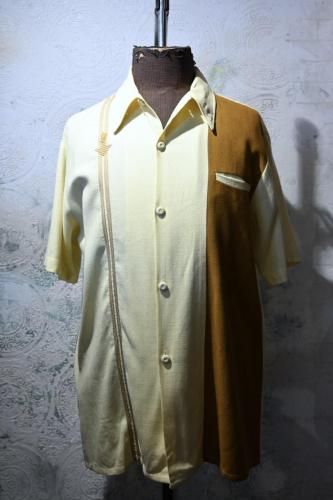 us 1960's "Made in California" rayon s/s shirt