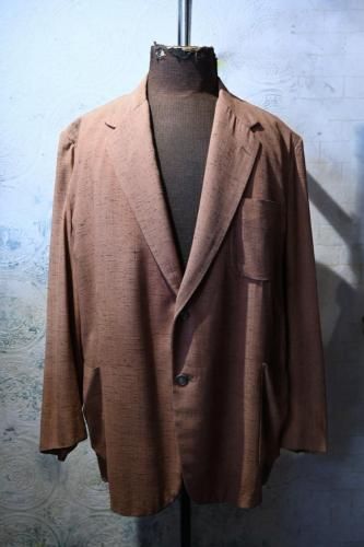 us 1950's~ slab rayon tailored jacket