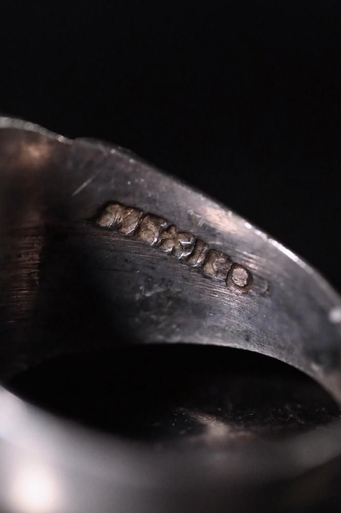 Vintage silver  tiger eye ring