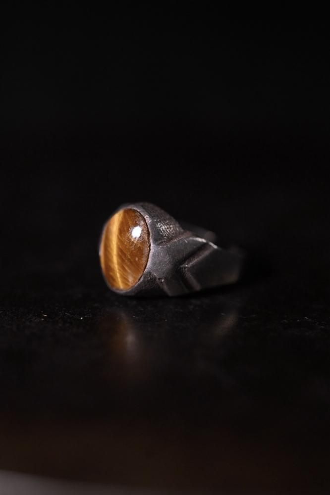 Vintage silver  tiger eye ring