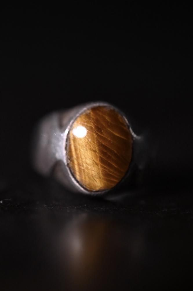 Vintage silver  tiger eye ring