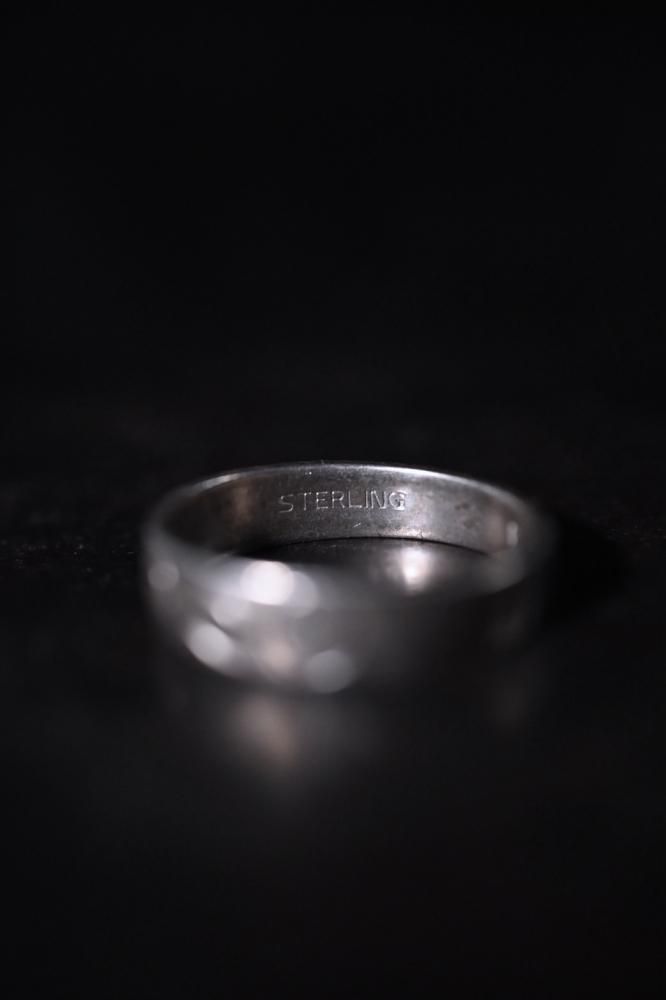 Vintage silver cross ring