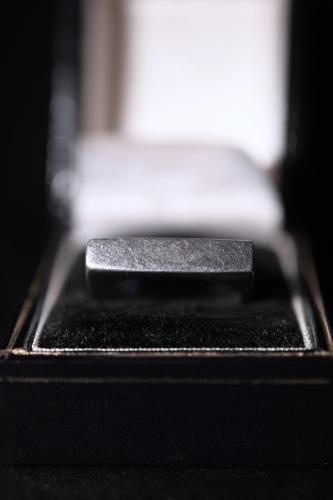 Vintage silver square ring