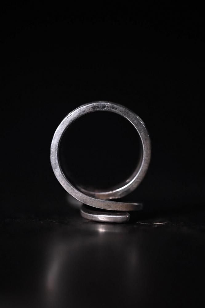 Vintage silver snake ring