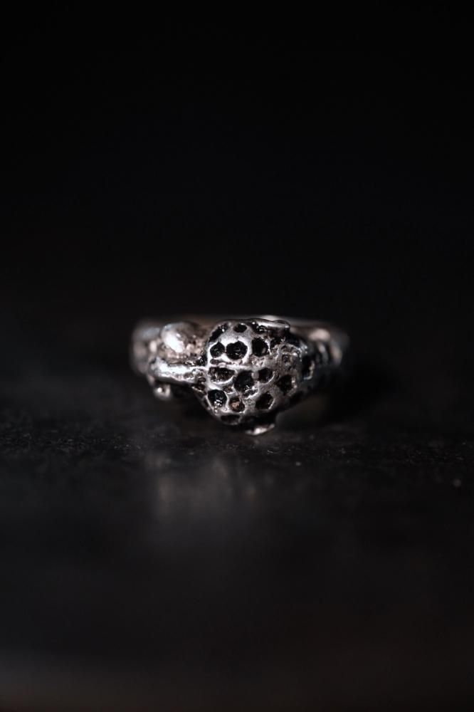 Vintage panther silver ring